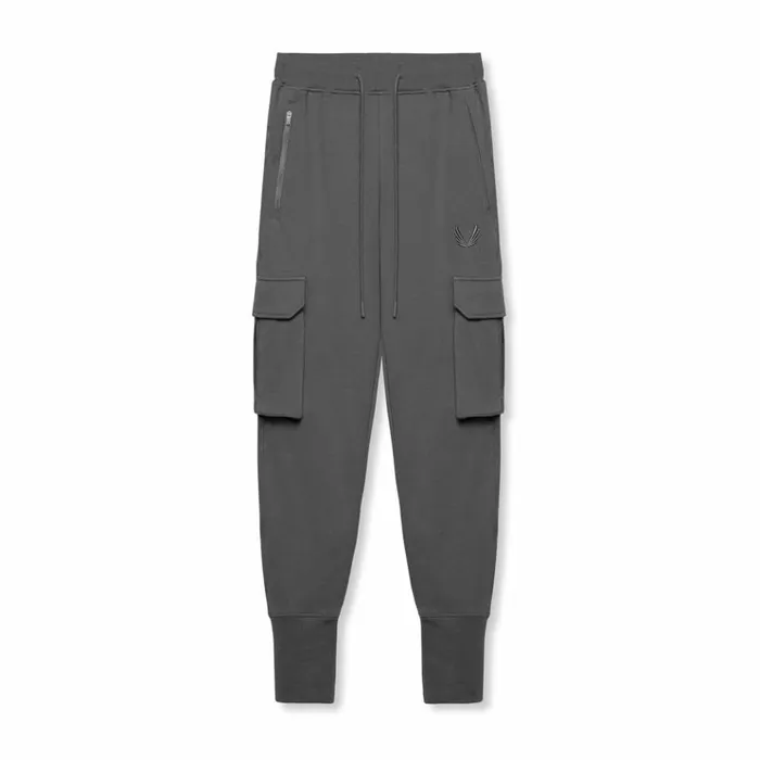 Men Joggers and Pants ASRV TechTerry Cargo High Rib Jogger Space Grey