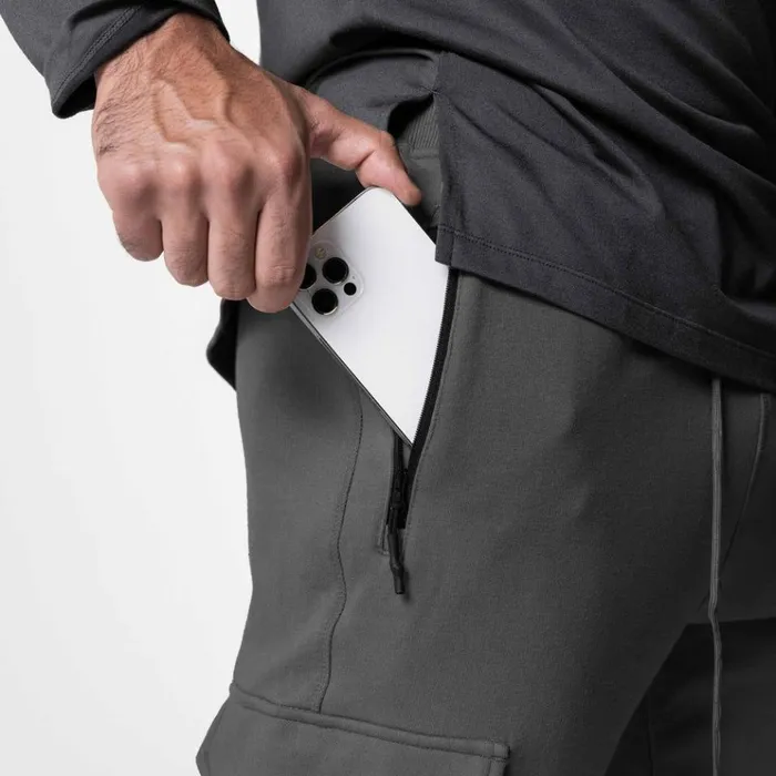 Men Joggers and Pants ASRV TechTerry Cargo High Rib Jogger Space Grey