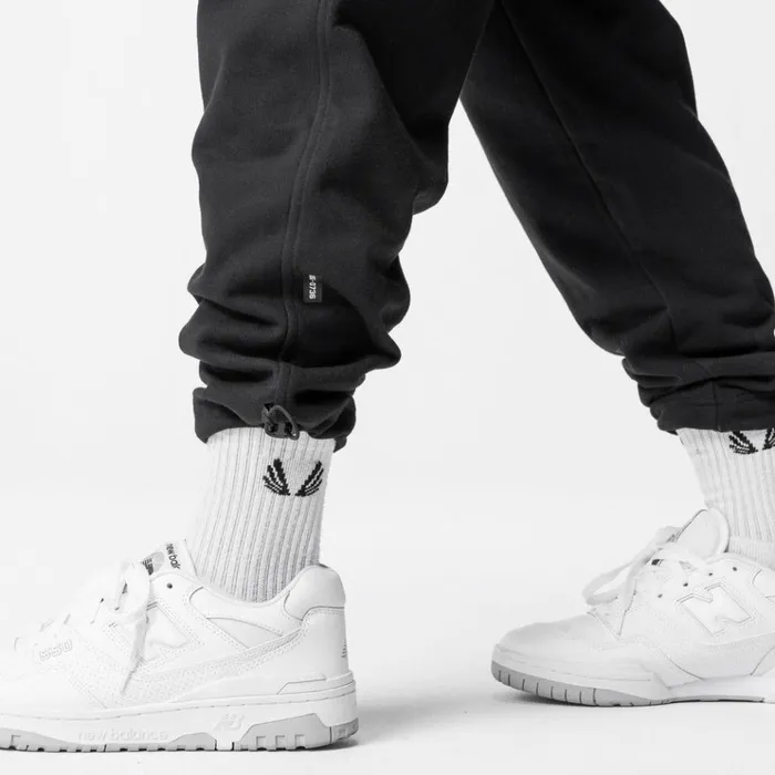 Men Joggers and Pants ASRV TechTerry Cinch Cargo Jogger Black