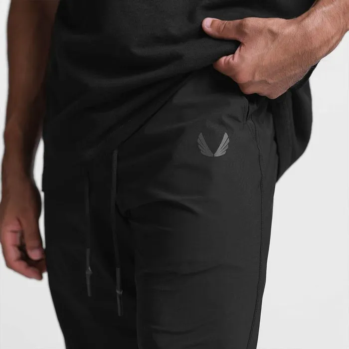 Men Joggers and Pants ASRV TetraLite High Rib Jogger Black