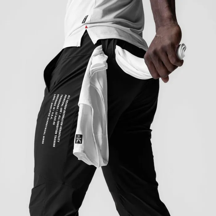 Men Joggers and Pants ASRV TetraLite Moto Jogger Black multitext