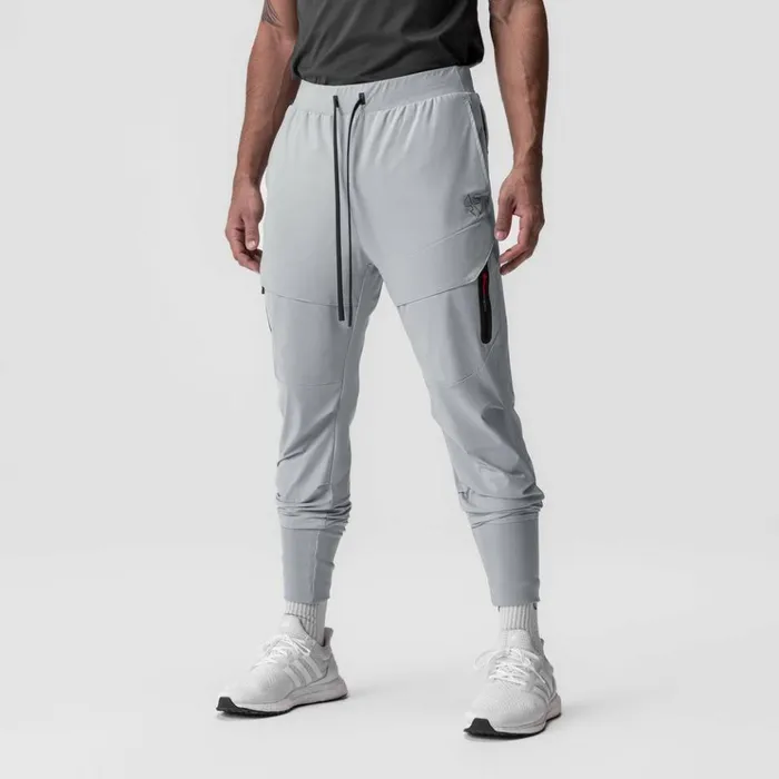 Men Joggers and Pants ASRV TetraLite Tech High Rib Jogger Slate Grey 034cyber034