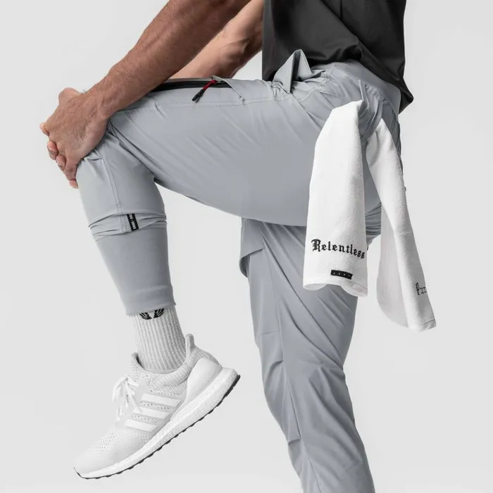 Men Joggers and Pants ASRV TetraLite Tech High Rib Jogger Slate Grey 034cyber034