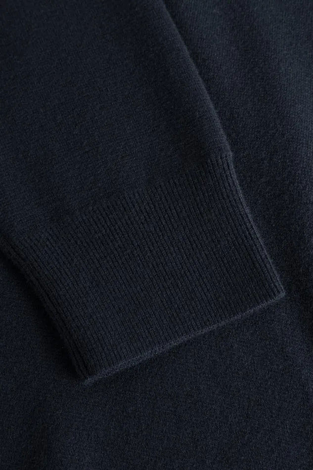 Men Kian Merino Cotton Milano Polo Dark Navy Norse Projects Knitwear