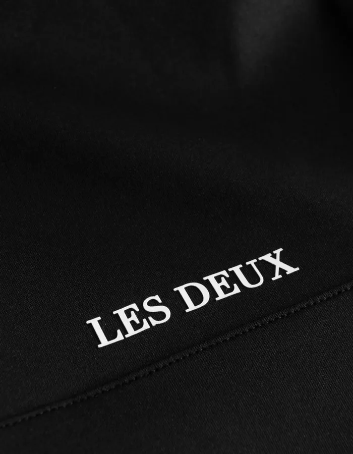 Men Les Deux HoodiesSweatshirts Ballier Track Jacket 8211 BlackBlack