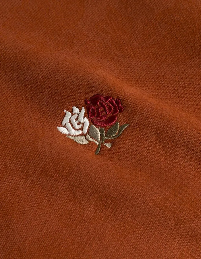 Men Les Deux HoodiesSweatshirts Clyde AOP Sweatshirt 8211 Arabian Spice