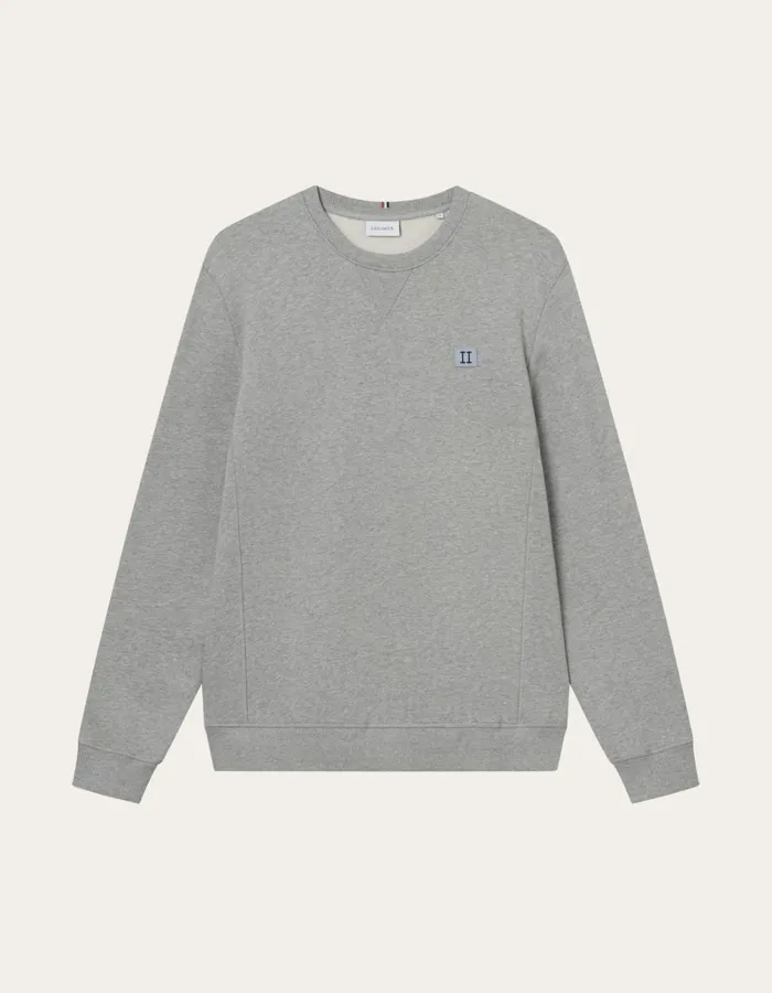 Men Les Deux HoodiesSweatshirts Piece Sweatshirt 8211 Grey MelangeSky Blue