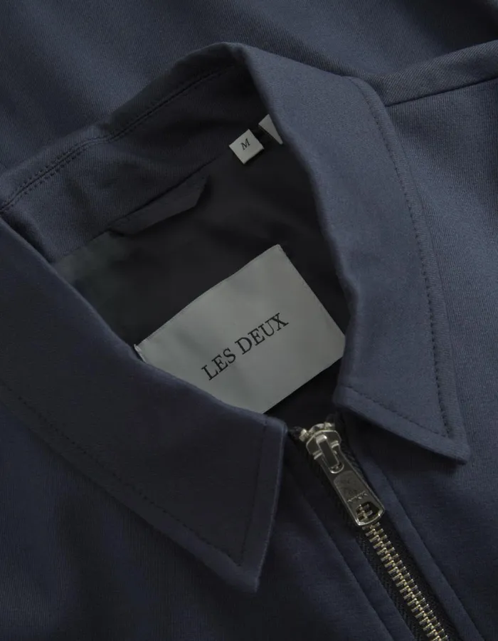 Men Les Deux JacketsCoats Como Cotton Coach Jacket 8211 Dark Navy