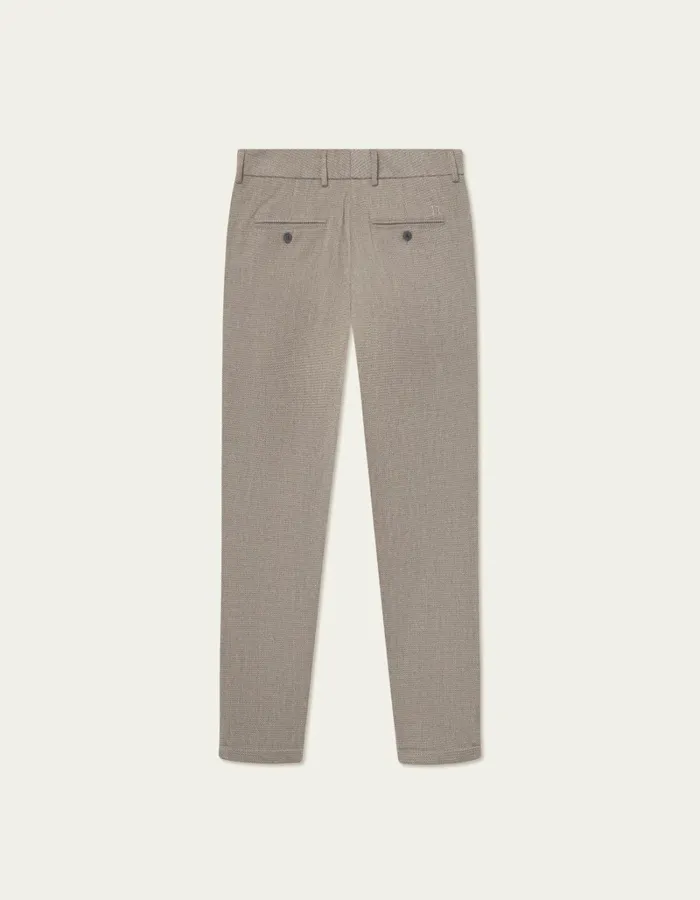 Men Les Deux Pants Como Structure Suit Pants 8211 Light Desert SandCoffee Brown