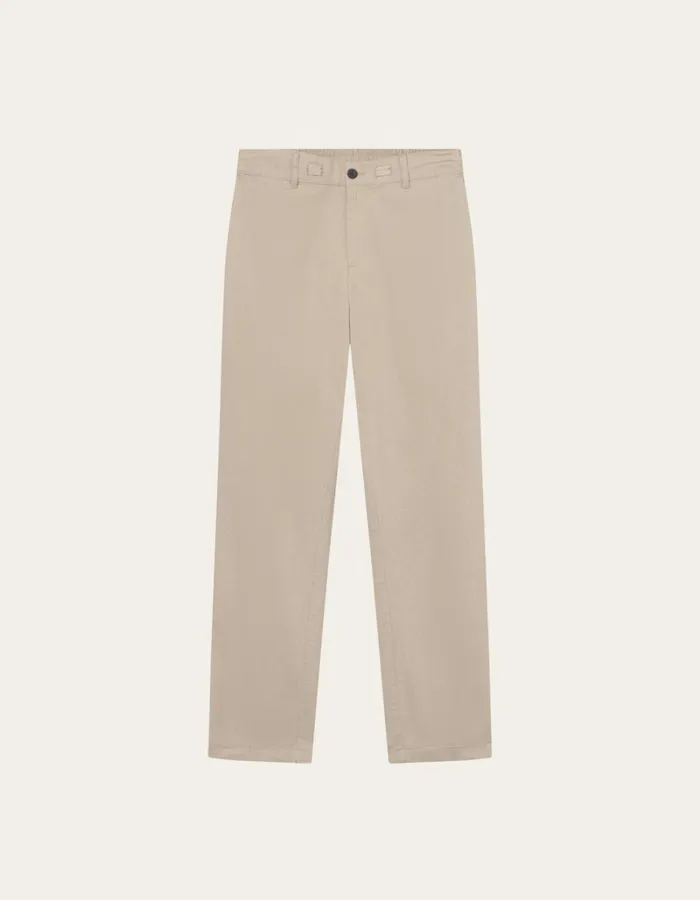 Men Les Deux Pants Pino CottonLinen Pants 8211 Dark Sand