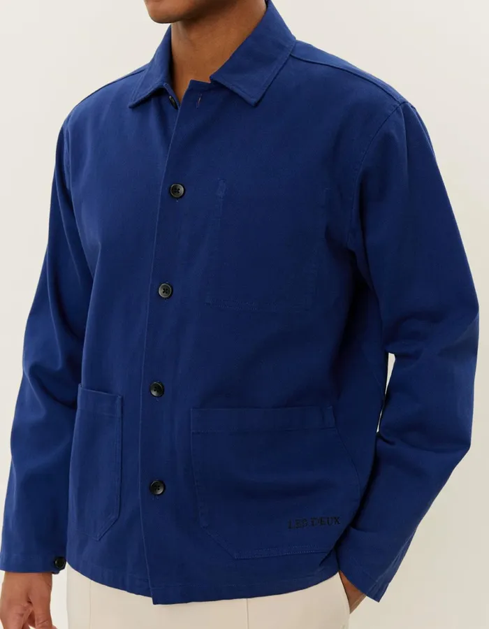 Men Les Deux ShirtsOvershirts Hugh Overshirt 20 8211 Blueprint