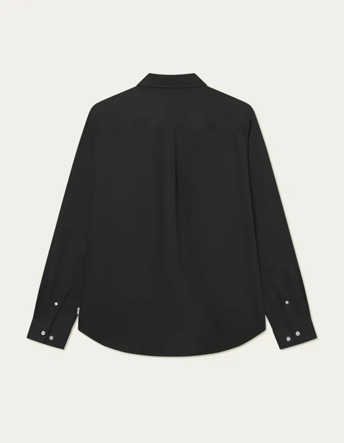 Men Les Deux ShirtsOvershirts Kent Tencel Shirt 8211 BlackBlack