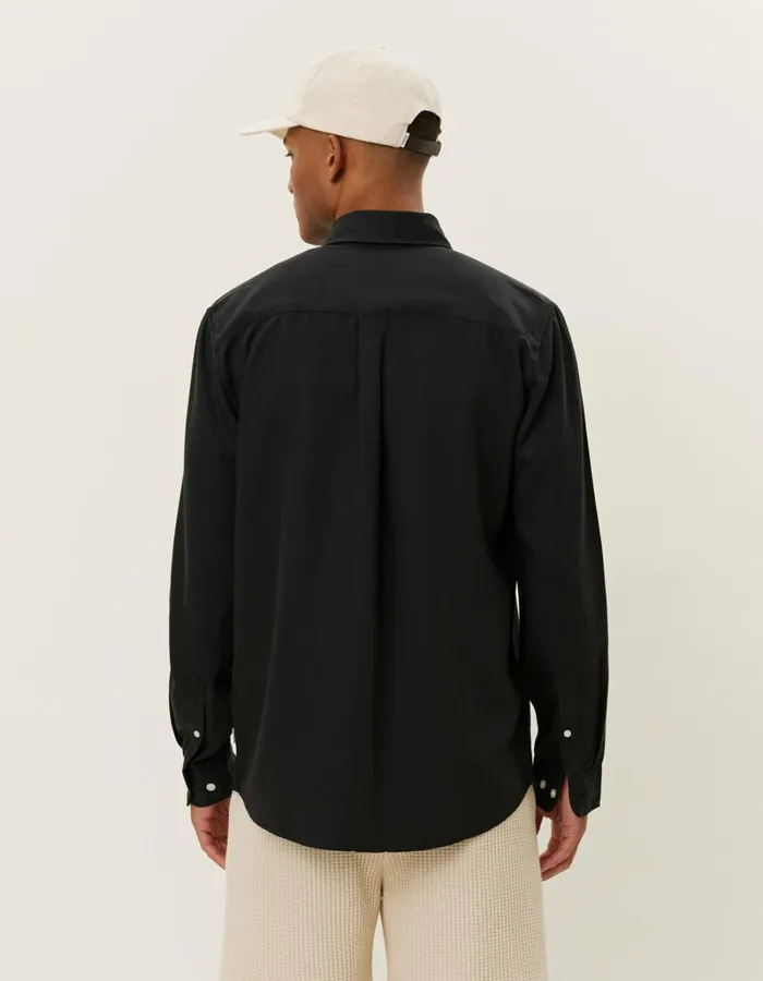 Men Les Deux ShirtsOvershirts Kent Tencel Shirt 8211 BlackBlack
