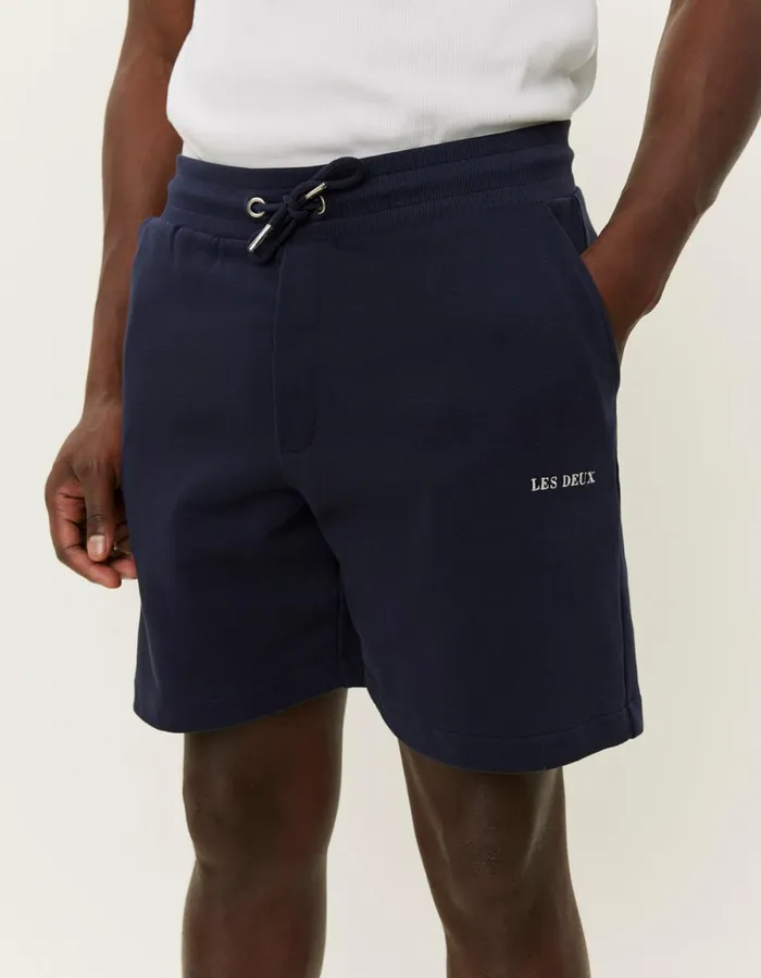 Men Les Deux Shorts Dexter Sweatshorts 8211 Dark Navy