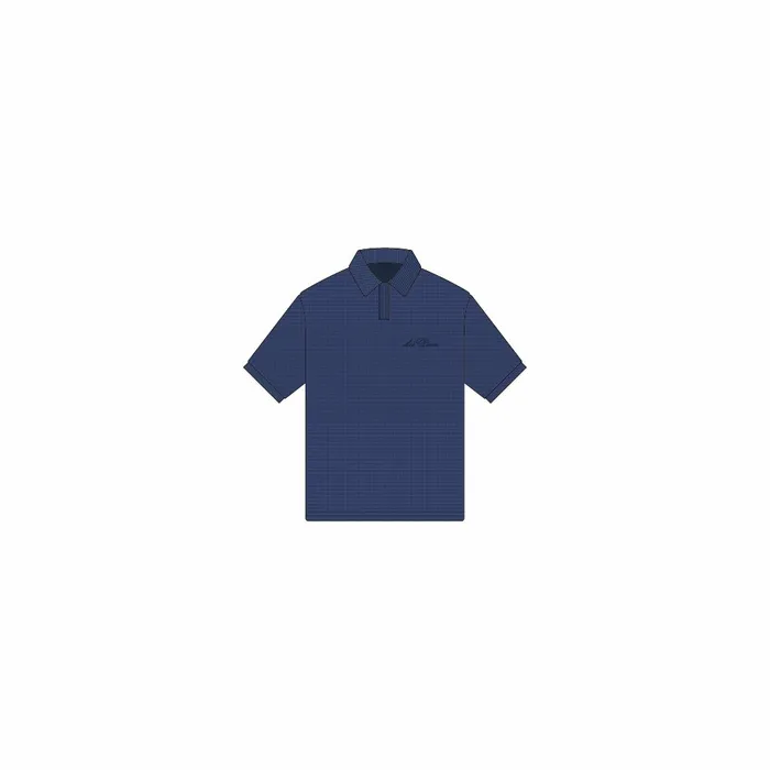 Men Les Deux Tshirts Axel Waffle Jersey Polo 8211 Graystone