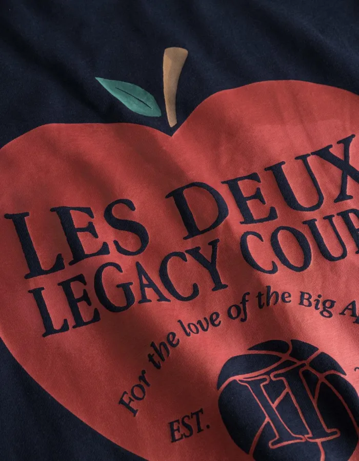 Men Les Deux Tshirts Legacy Court TShirt 8211 Dark Navy