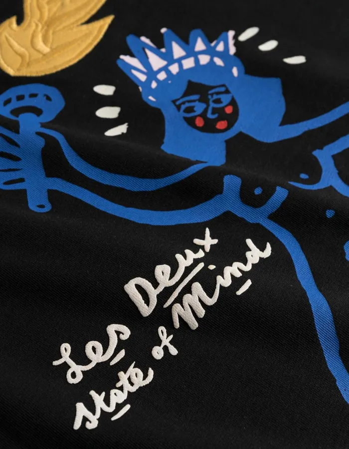 Men Les Deux Tshirts Luca TShirt 8211 BlackBlack