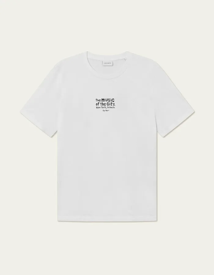 Men Les Deux Tshirts Luca TShirt 8211 WhiteWhite