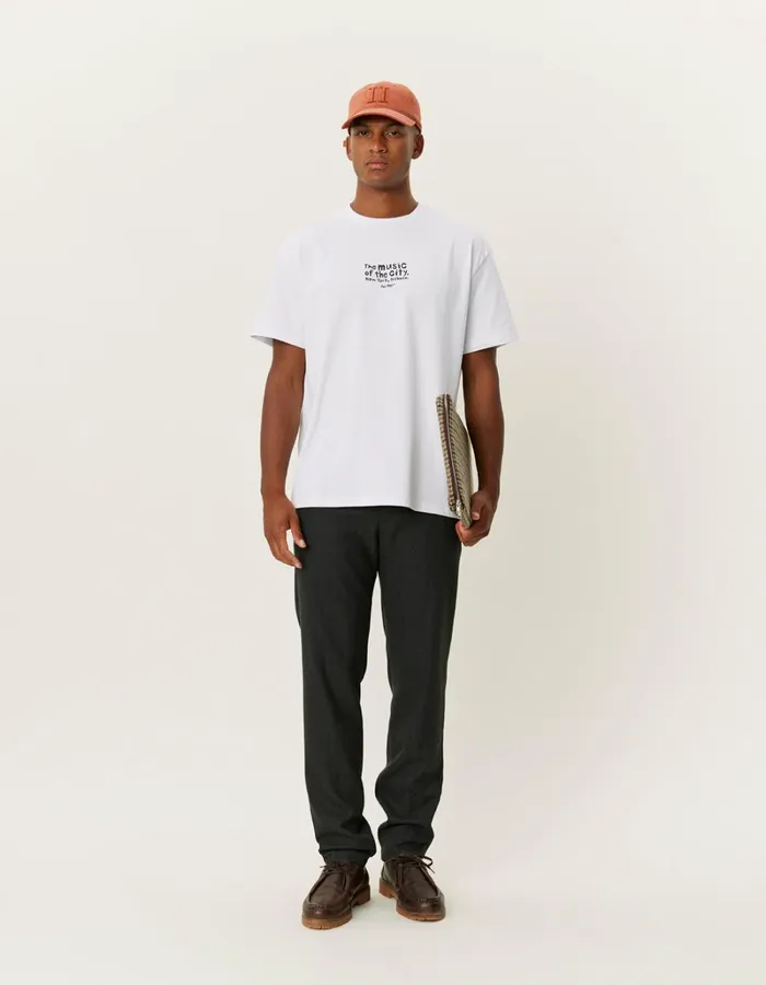 Men Les Deux Tshirts Luca TShirt 8211 WhiteWhite