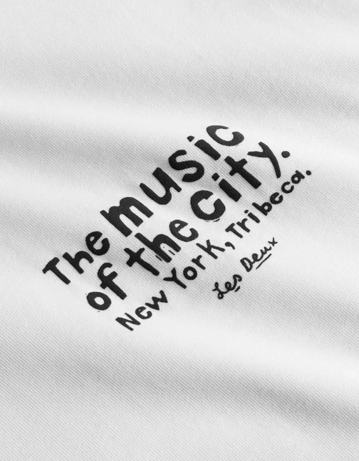 Men Les Deux Tshirts Luca TShirt 8211 WhiteWhite