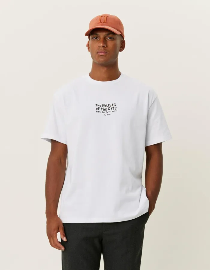 Men Les Deux Tshirts Luca TShirt 8211 WhiteWhite
