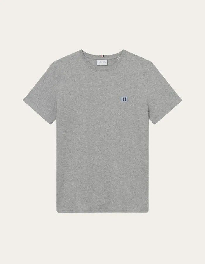 Men Les Deux Tshirts Piece TShirt 8211 Grey MelangeSky Blue