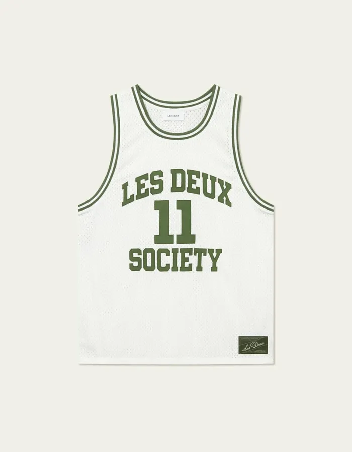 Men Les Deux Tshirts Silas Mesh Tank Top 8211 Light Ivory