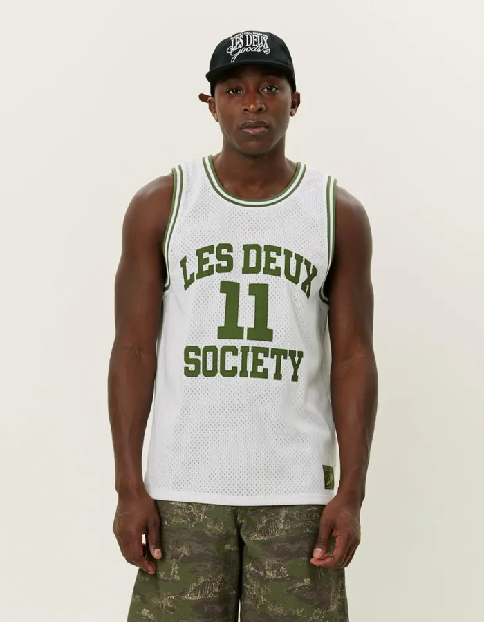 Men Les Deux Tshirts Silas Mesh Tank Top 8211 Light Ivory