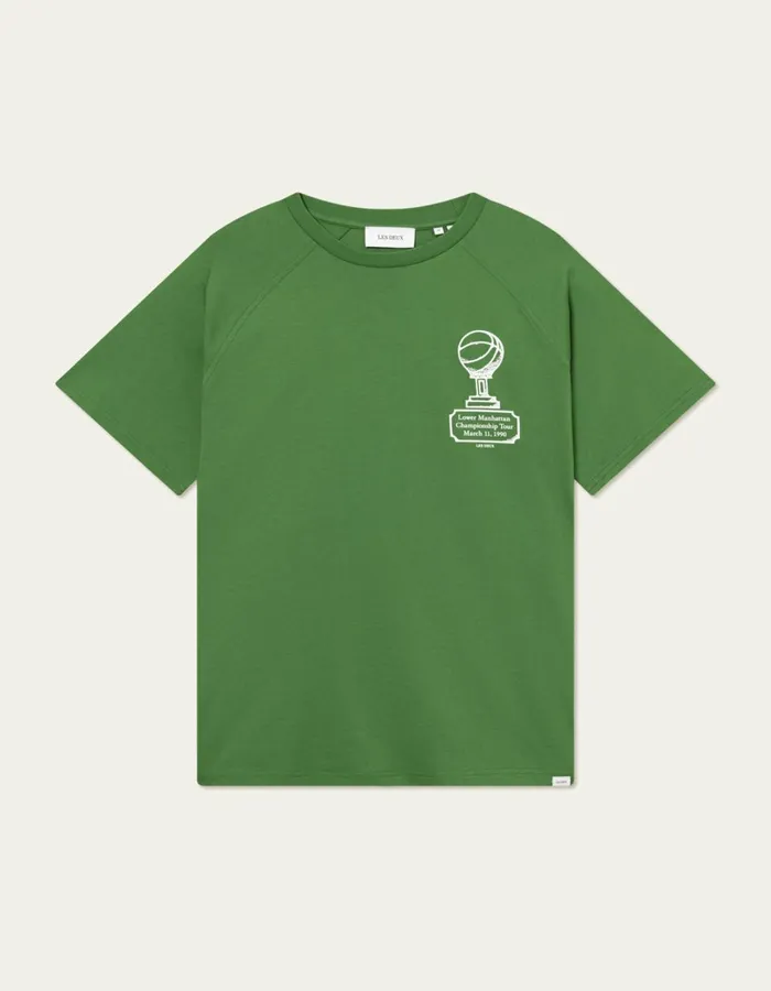 Men Les Deux Tshirts Tournament TShirt 8211 Vintage GreenWhite