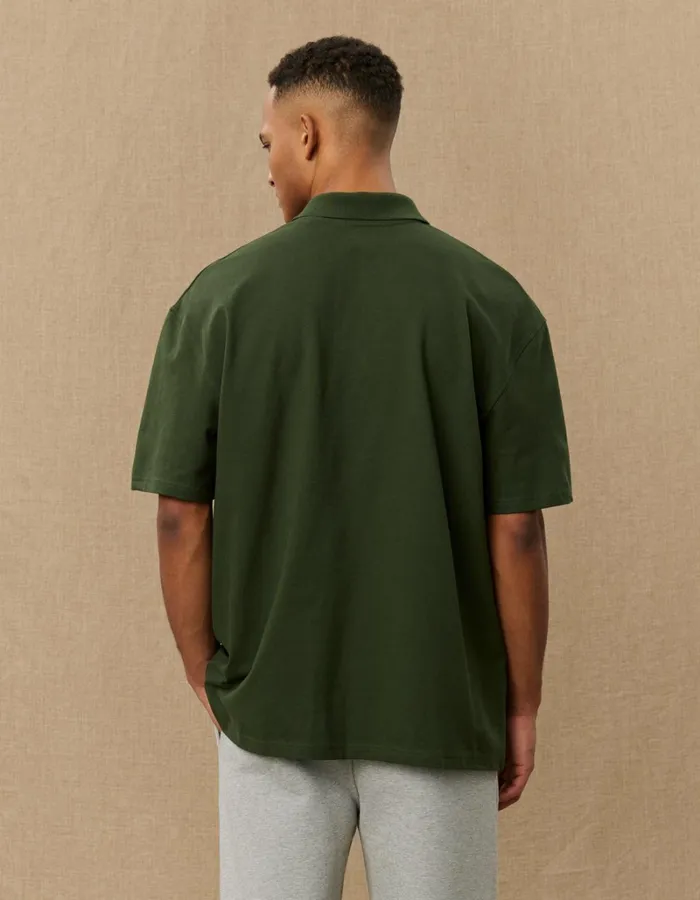 Men Les Deux Tshirts Yale Bulldog Polo SS 8211 Duffel Bag GreenIvory