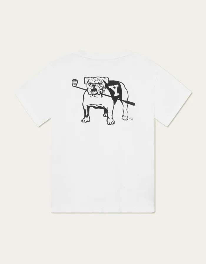Men Les Deux Tshirts Yale Bulldog TShirt 8211 WhiteWhite