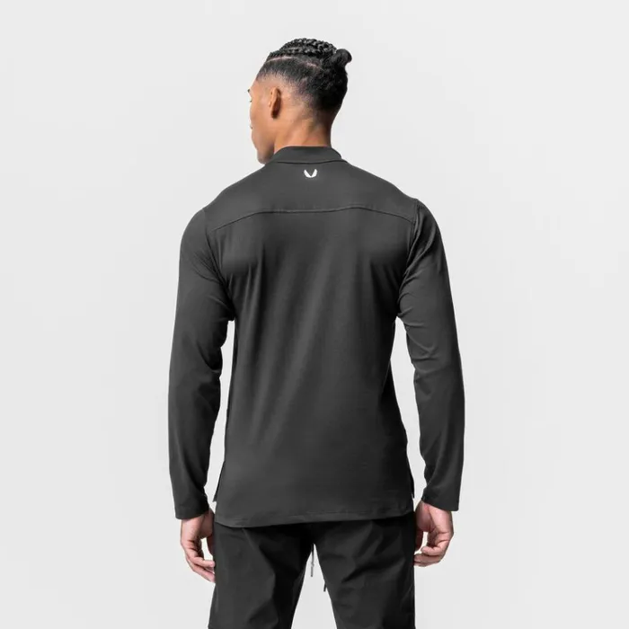 Men Long Sleeves ASRV Core Mock Neck Long Sleeve Black