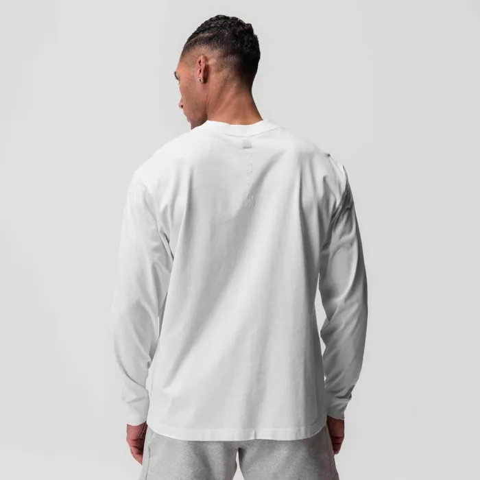 Men Long Sleeves ASRV Tech Essential Relaxed Long Sleeve White