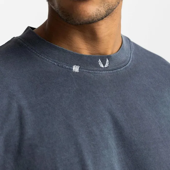Men Long Sleeves ASRV Technical Essentials Relaxed Long Sleeve Faded Navy