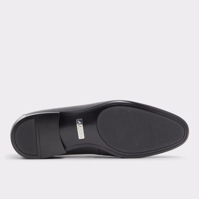 Men Montecarlo Black Leather Embossed Aldo Loafers and SlipOns Men Montecarlo Black Leather Embossed Aldo Loafers and SlipOns