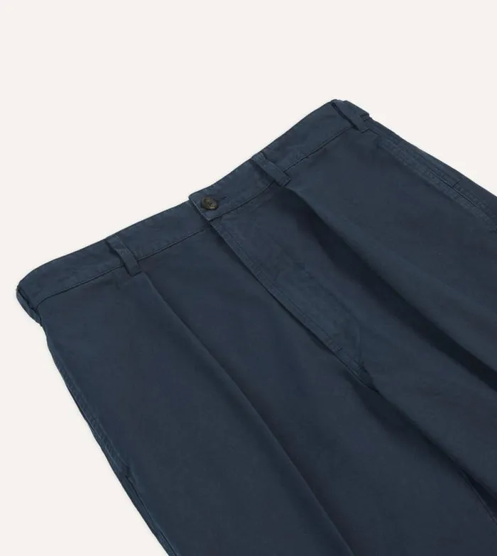 Men Navy Cotton Canvas Games Trousers Drake039s Trousers
