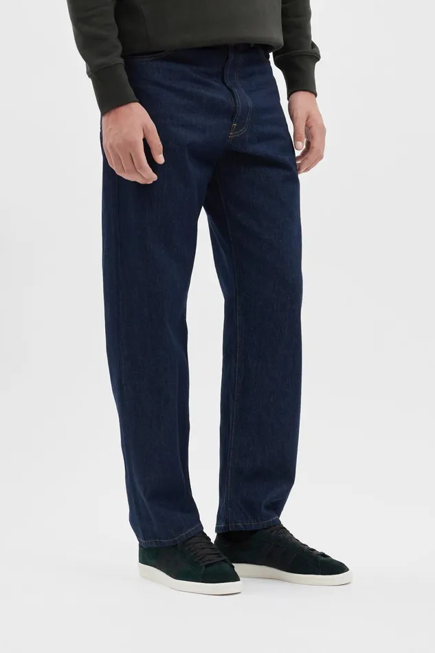 Men Norse Relaxed Denim Indigo Norse Projects Trousers