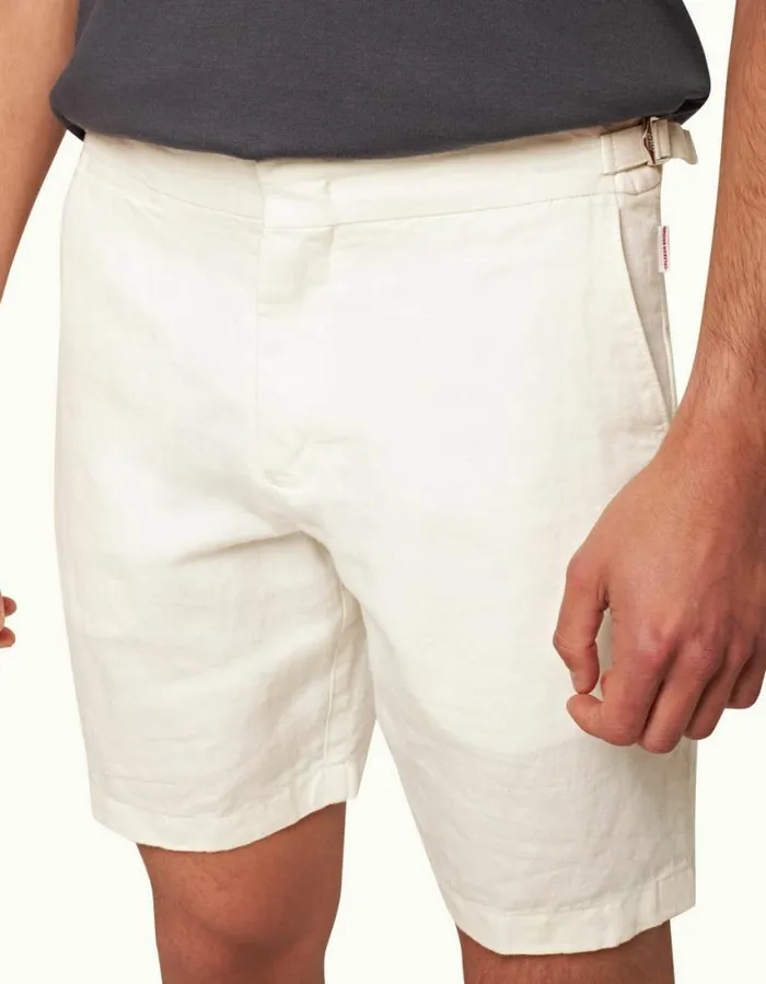 Men Orlebar Brown Day Shorts Norwich Linen Sandbar