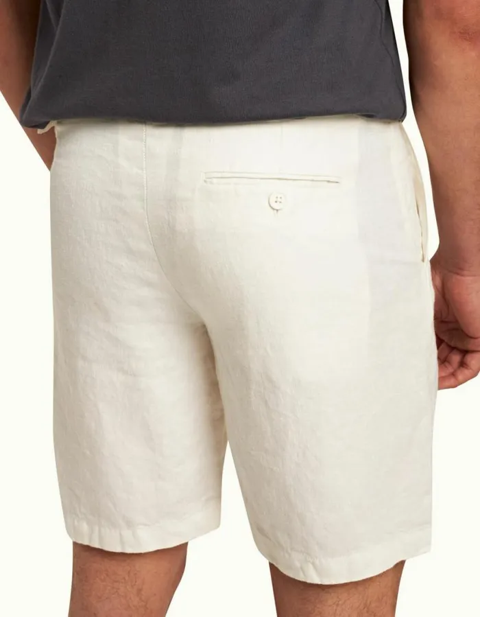 Men Orlebar Brown Day Shorts Norwich Linen Sandbar