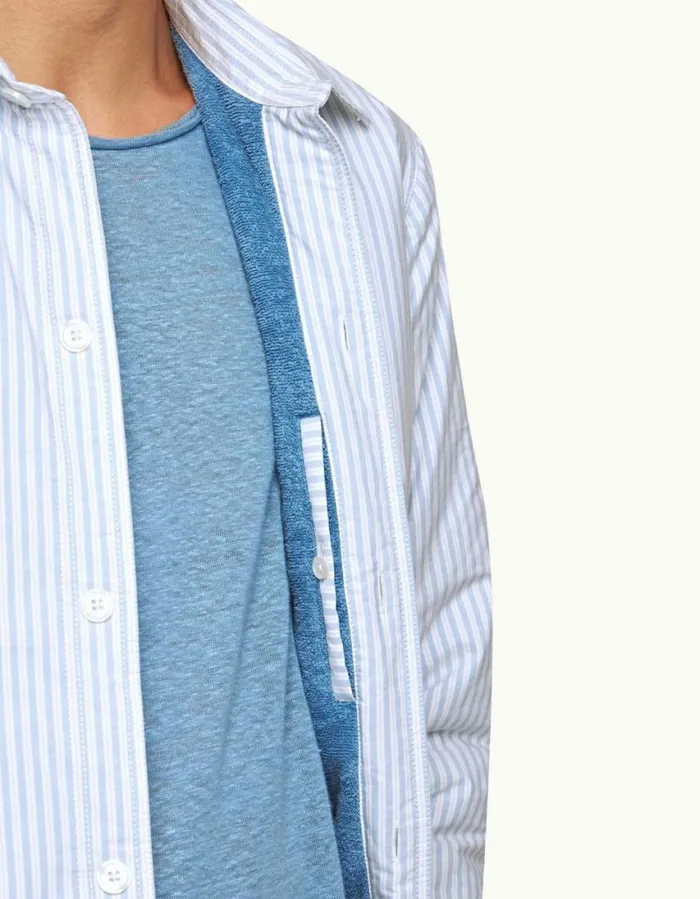 Men Orlebar Brown Jackets and Outerwear Cloud Light Island Skywhite