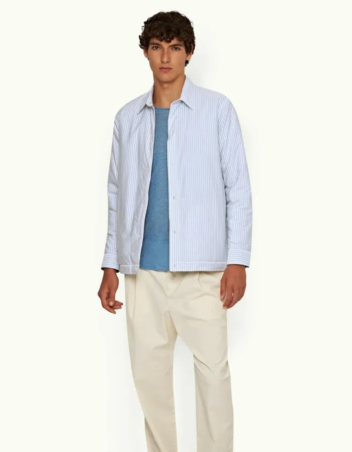 Men Orlebar Brown Jackets and Outerwear Cloud Light Island Skywhite