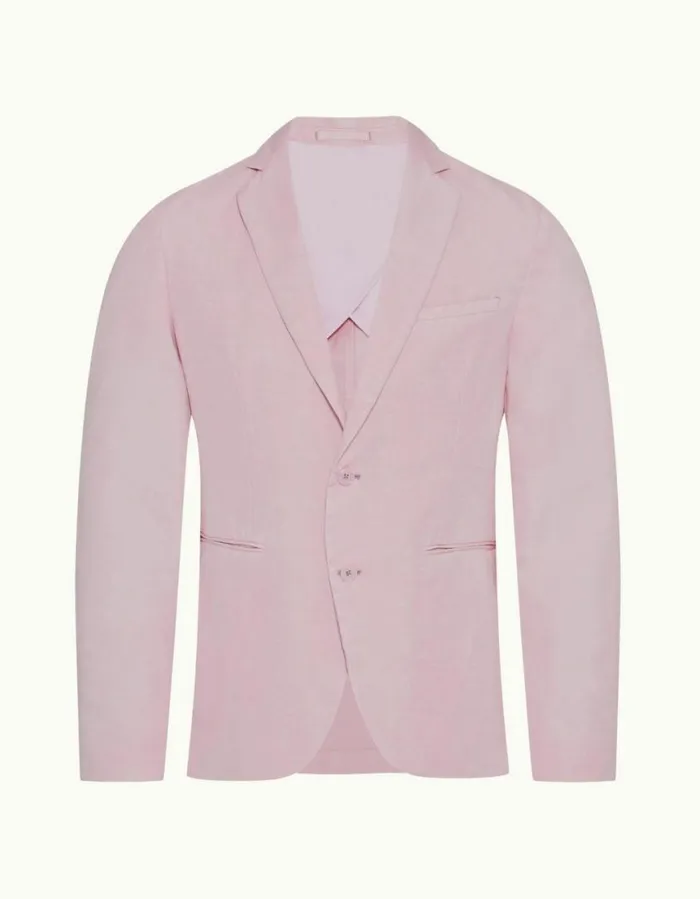 Men Orlebar Brown Jackets and Outerwear Ullock Linen Conch Pink