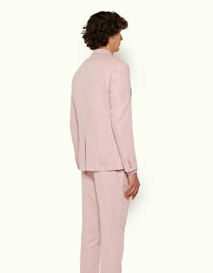 Men Orlebar Brown Jackets and Outerwear Ullock Linen Conch Pink