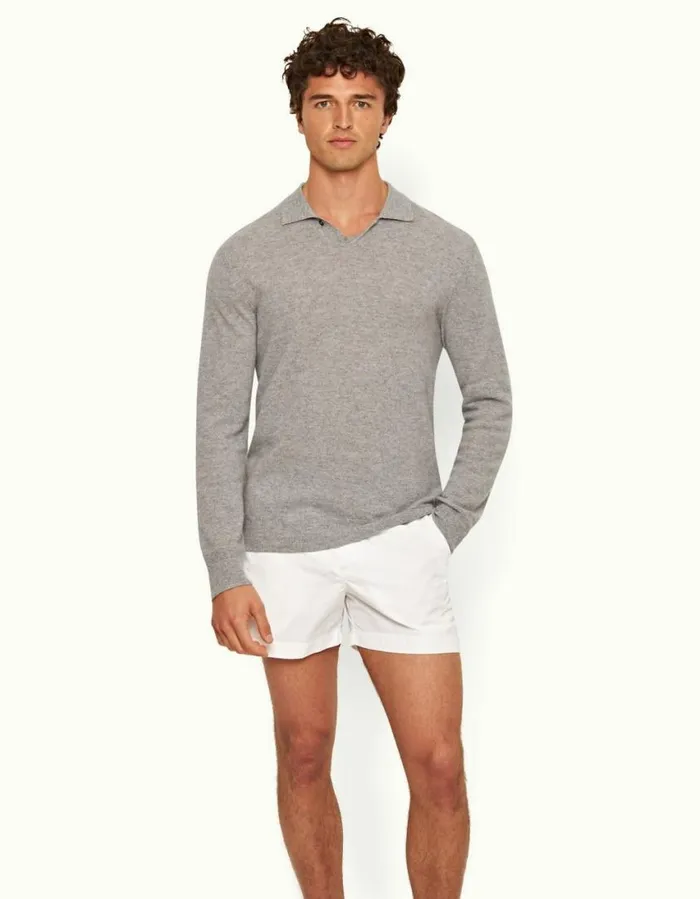 Men Orlebar Brown Knitwear Bruno Cashmere Cinder