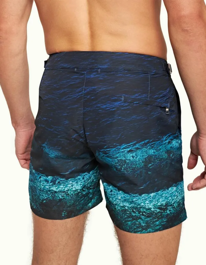 Men Orlebar Brown Swim Shorts Bulldog Deep Sea
