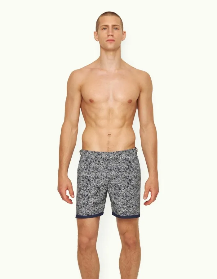 Men Orlebar Brown Swim Shorts Bulldog Midnight Navy