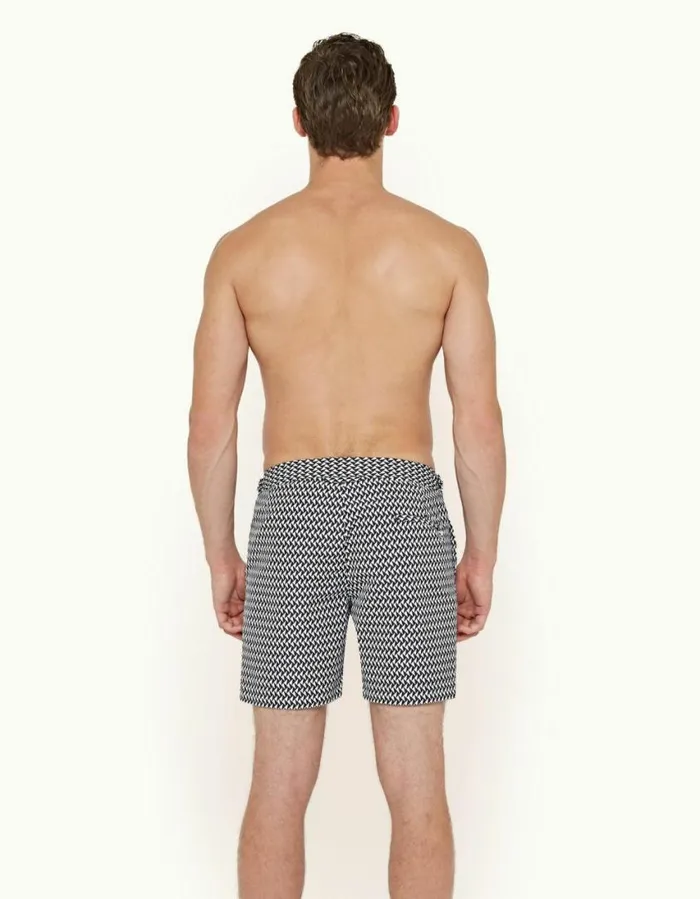 Men Orlebar Brown Swim Shorts Bulldog Navycloud