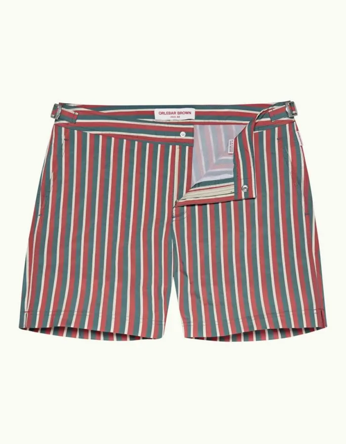 Men Orlebar Brown Swim Shorts Bulldog Summer Redmarina Aqua