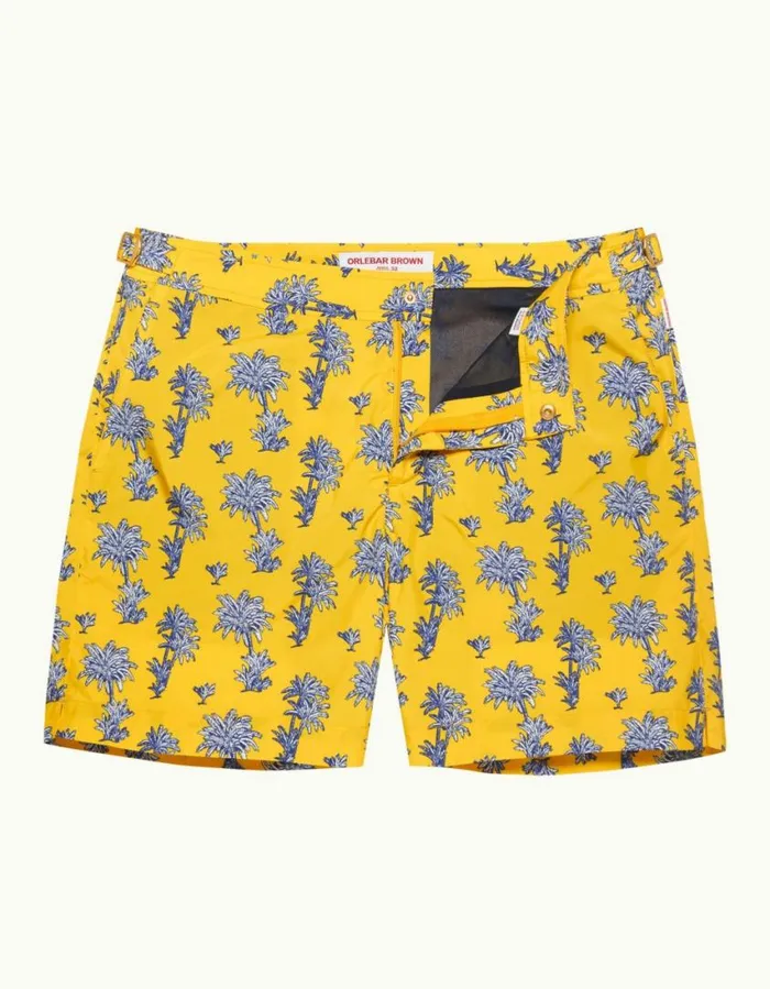 Men Orlebar Brown Swim Shorts Bulldog Toucan Palm