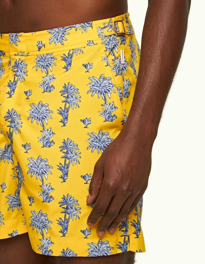 Men Orlebar Brown Swim Shorts Bulldog Toucan Palm